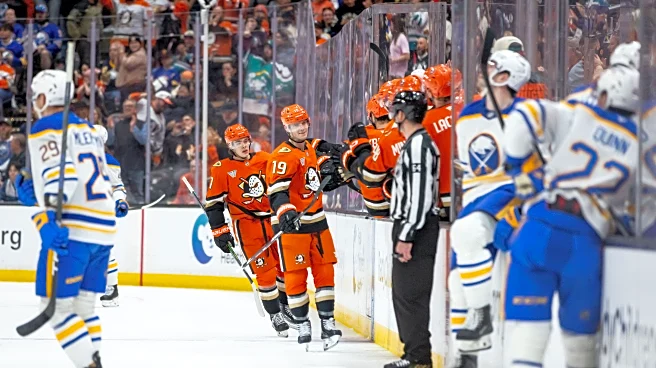 Ducks' Terry scores in OT for 6-5 victory that ends road winning streaks for Lyon and Sabres