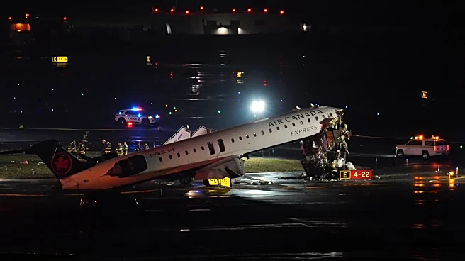 Air Canada flight collides with a Port Authority vehicle at New York's LaGuardia Airport