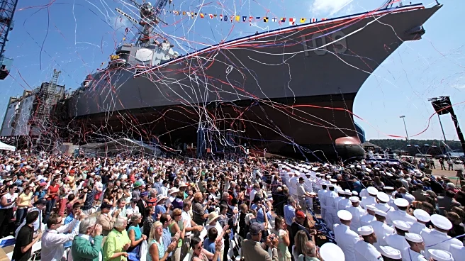 Hundreds go on strike at major Navy shipbuilder in Maine over wages and benefits