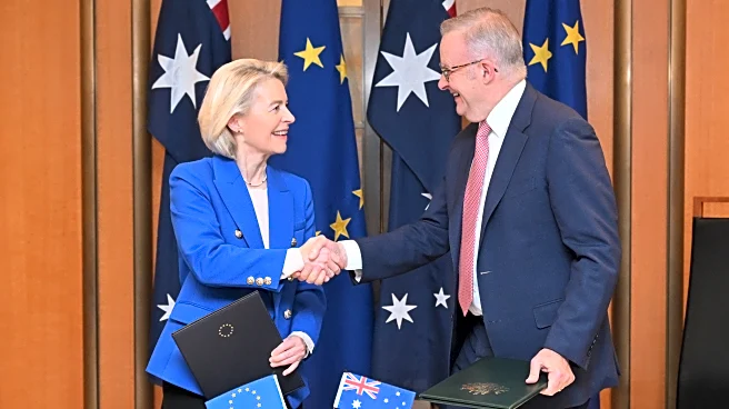 EU and Australia agree on text of free trade pact and announce a new defense partnership