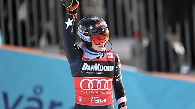 Shiffrin wins World Cup slalom but Aicher's third place puts overall title on hold
