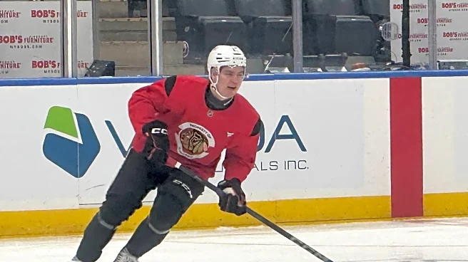 Top Blackhawks prospect Anton Frondell is making his NHL debut at the Islanders