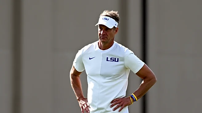 Lane Kiffin addresses high expectations as LSU opens spring practice under its new coach