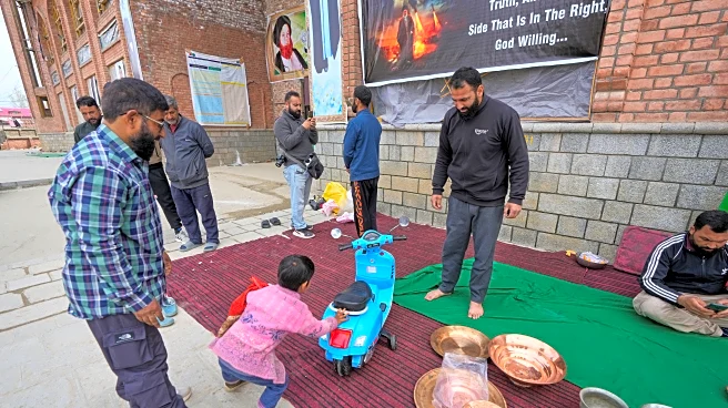 War in Mideast spurs Muslims in Indian-controlled Kashmir to collect donations for Iran, in photos