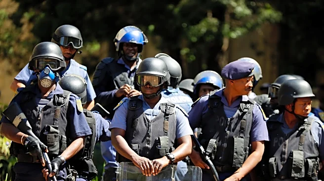 South Africa arrests 12 senior police officers on suspicion of corruption