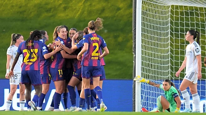 Barcelona routs Real Madrid 6-2 in quarterfinals of Women's Champions League, Bayern beats United