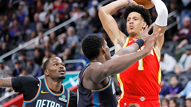 Surging Hawks snap the East-leading Pistons' 4-game winning streak with a 130-129 win in overtime