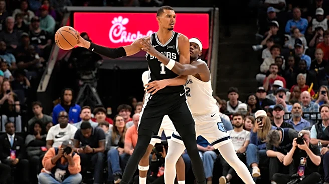 Wembanyama dominates inside as Spurs trounce Grizzlies 123-98
