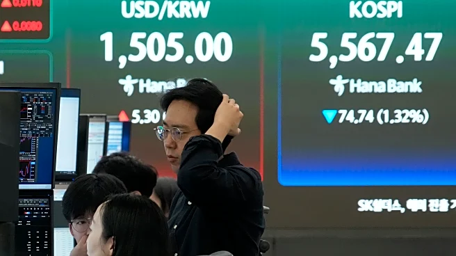 Asian stocks mostly fall and oil climbs again over Iran war de-escalation uncertainties