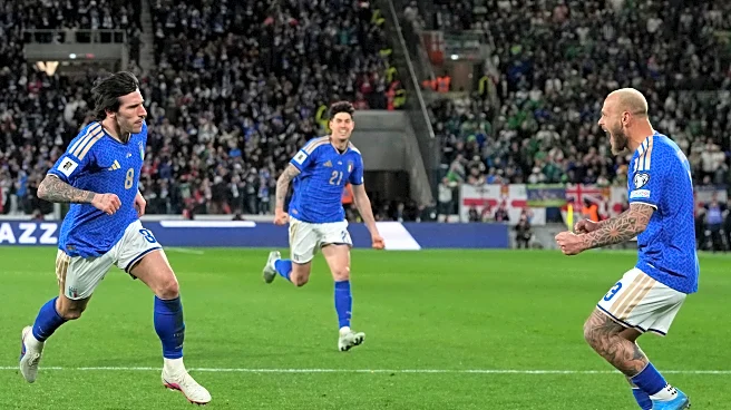 Italy beats Northern Ireland 2-0 in World Cup playoff semifinal