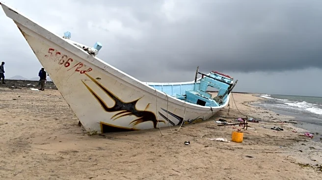 A boat packed with migrants that capsized off Djibouti left at least 9 dead and 45 missing