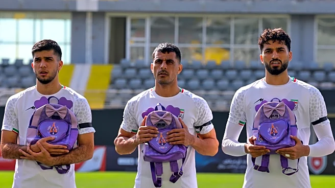 Iran's soccer team honors victims of deadly missile strike on elementary school