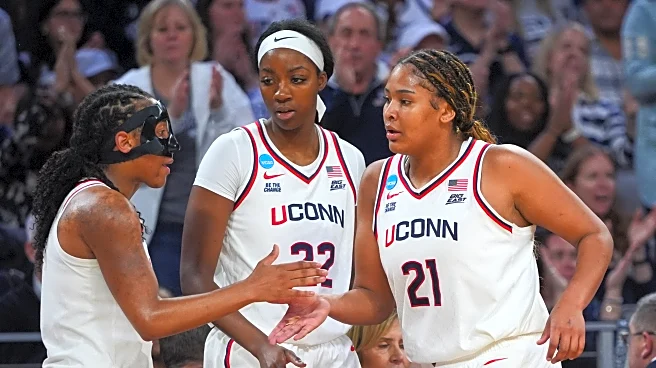 Sarah Strong has a double-double and defending champ UConn cruises to Elite Eight, beating UNC 63-42