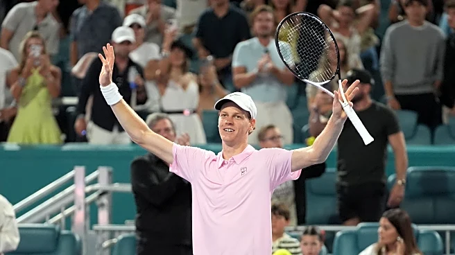 Sinner continues his winning streak by beating Zverev and will face Lehecka in the Miami Open final