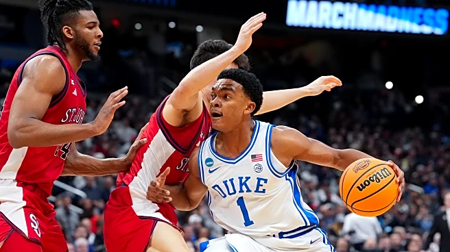 Caleb Foster makes his March Madness return, 20 days after breaking his foot. And Duke needed him