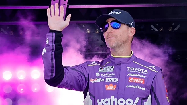 Denny Hamlin qualifies first at Martinsville, moves into tie for 10th in NASCAR poles
