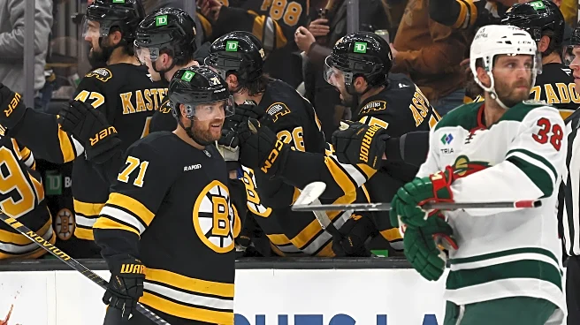 Pavel Zacha scores twice as Bruins beat Minnesota 6-3, spoiling Wild's chance to clinch playoff spot