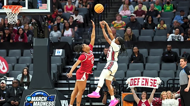 Ta'Niya Latson and Raven Johnson power South Carolina past Oklahoma to reach the women's Elite Eight