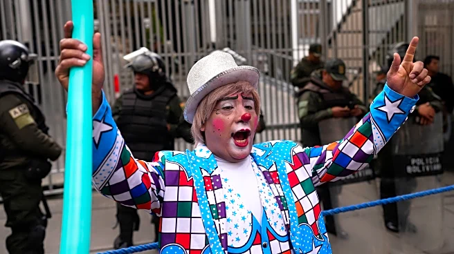 Clowns take to the streets of Bolivia to protest decree that could crush their livelihoods
