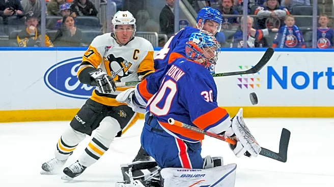 Sidney Crosby returns from brief injury absence and helps the Penguins beat the Islanders