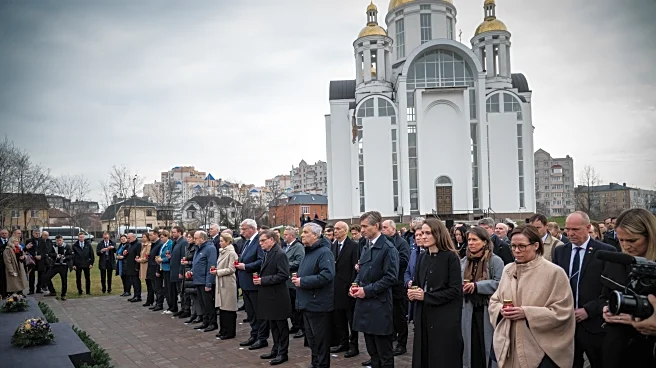 European diplomats steer attention to Ukraine with visit on Russian atrocities anniversary