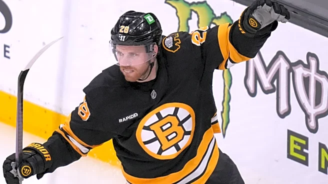 Viktor Arvidsson scores three goals, Elias Lindholm gets tiebreaker in Bruins' 6-3 win over Stars