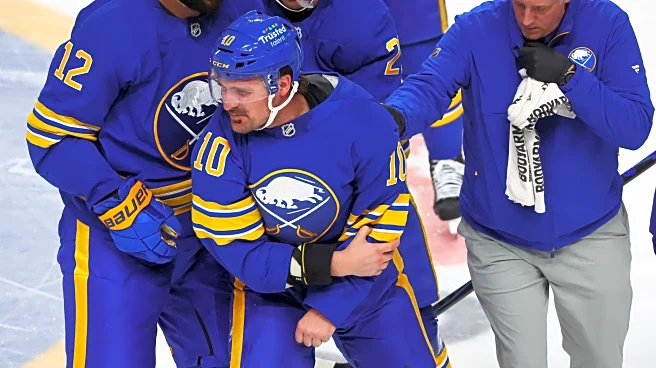 Sabres center Sam Carrick suffers left arm injury in fight with Islanders' captain Anders Lee