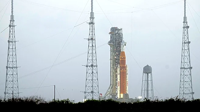 NASA begins fueling rocket to launch astronauts on the first lunar trip in half a century