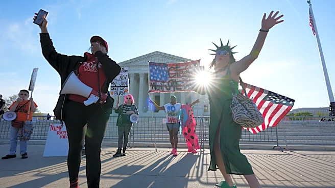 Trump goes to the Supreme Court as it hears arguments over his bid to limit birthright citizenship