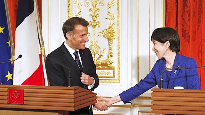 Macron calls for ceasefire in Mideast during visit to Japan