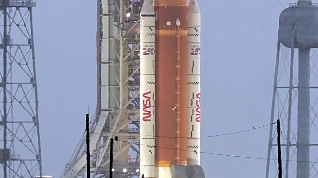 NASA fuels rocket to launch astronauts on the first lunar trip in half a century