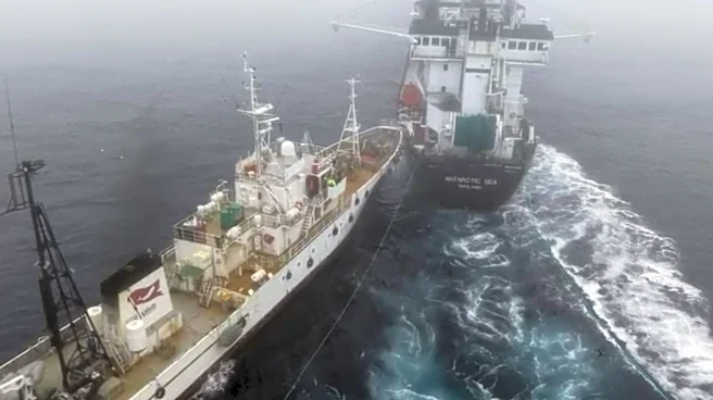 Activist vessel collides with krill trawler in Antarctic confrontation