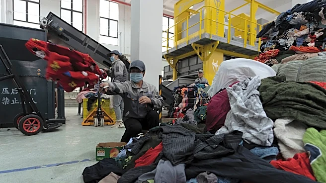 AI machine sorts clothes faster than humans to boost textile recycling in China