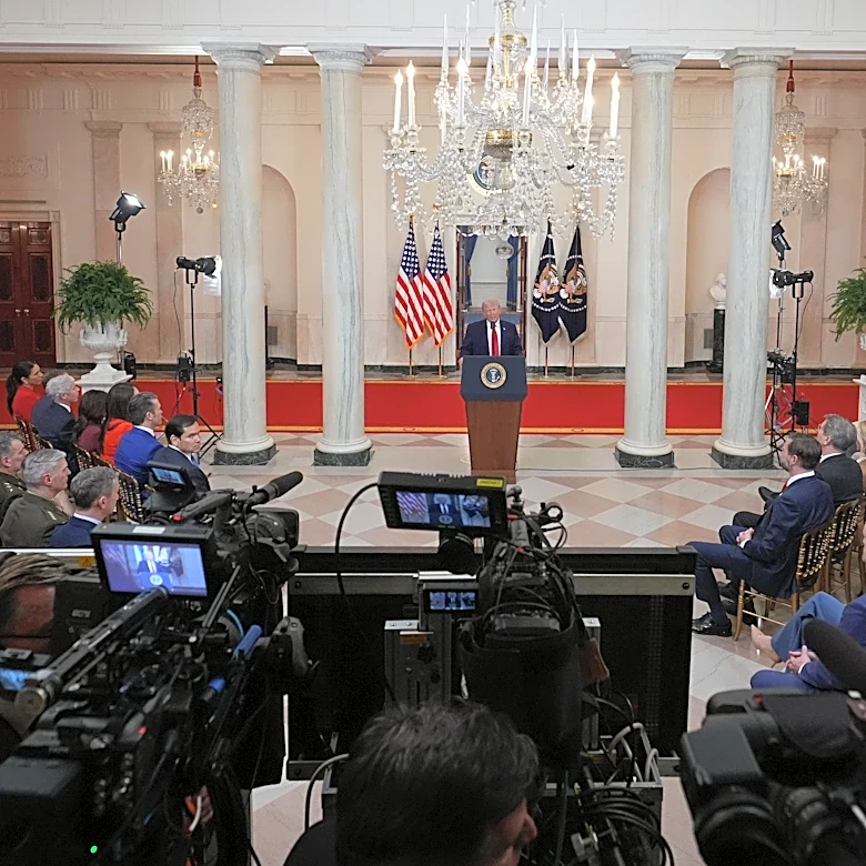 FACT FOCUS: False claims Trump made as he addressed the nation about Iran