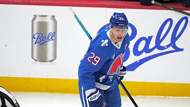 Avs forward Nathan MacKinnon becomes 1st to 50 goals this season with early score against Canucks