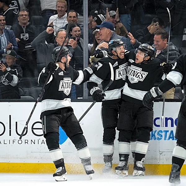 Trevor Moore’s overtime goal lifts Kings to 2-1 win over Blues and into playoff position