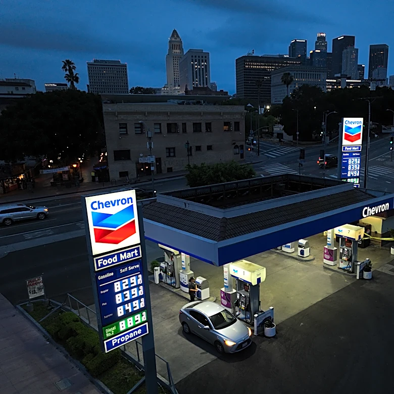 Dizzying US fuel prices are determined by factors largely outside of a gas station's control