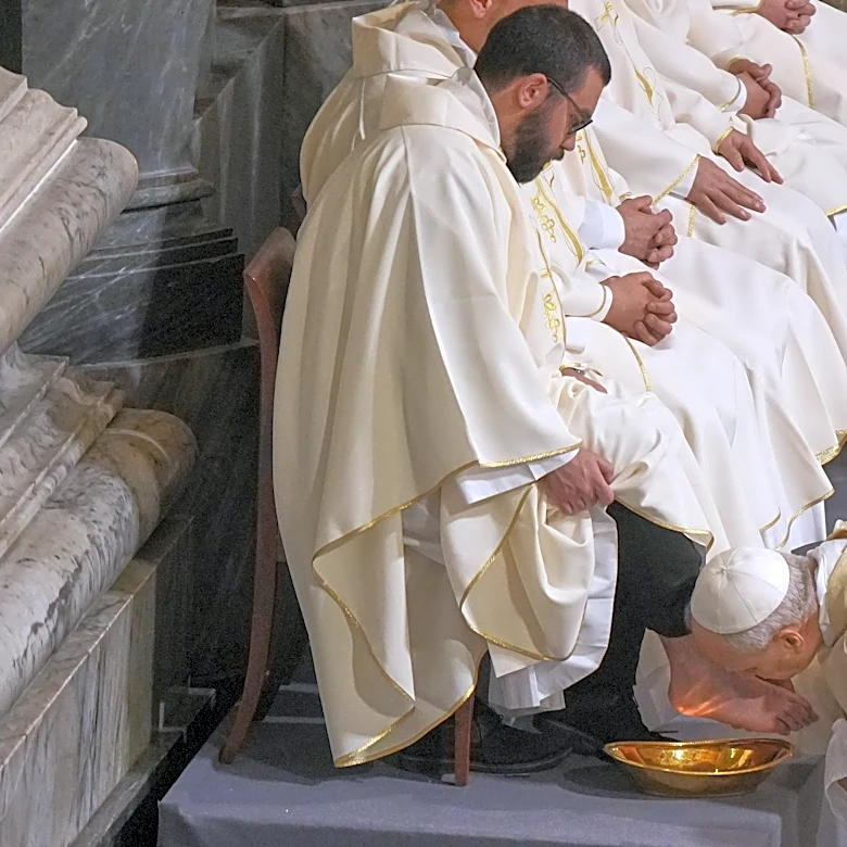 Pope Leo XIV revives the Holy Thursday foot-washing of priests after Francis's inclusive tradition