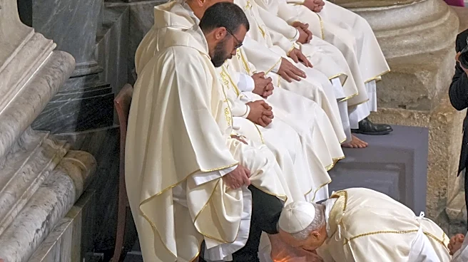 Pope Leo XIV revives the Holy Thursday foot-washing of priests after Francis's inclusive tradition