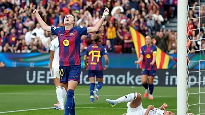 Barcelona routs Real Madrid 6-0 at Camp Nou to reach Women's Champions League semifinals