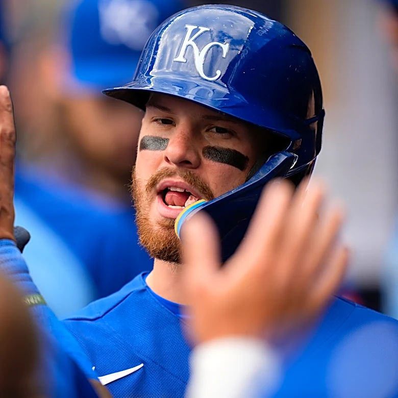 Rookie catcher Carter Jensen gets scratched from Royals' starting lineup after oversleeping