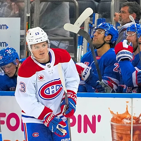 Cole Caufield reaches 49 goals as the Canadiens win their 7th in a row by beating the Rangers