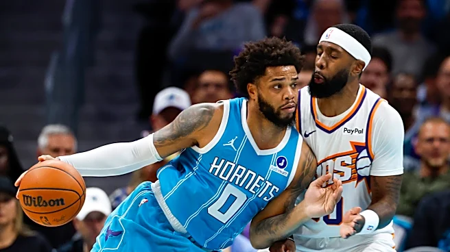 Miles Bridges scores 25, Kon Knueppel sets Hornets record for 3s in a season in 127-107 rout of Suns