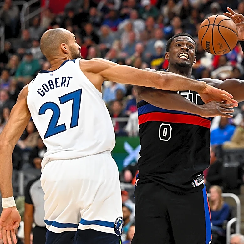 Duren leads Pistons past Timberwolves 113-108 in game without superstars