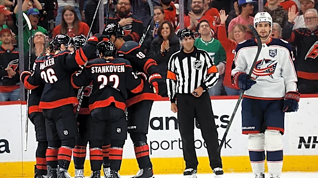 Stankoven scores twice as Hurricanes beat Blue Jackets 5-1, clinch playoff berth