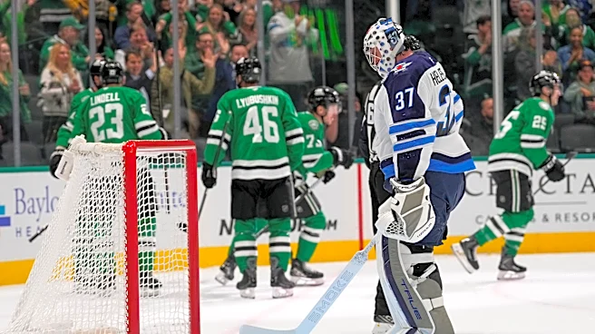 Jake Oettinger beats Connor Hellebuyck in matchup of Team USA goaltenders as Stars blank Jets 3-0