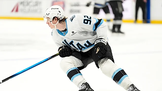 Cooley scores twice in the Mammoth's 6-2 victory over the Kraken