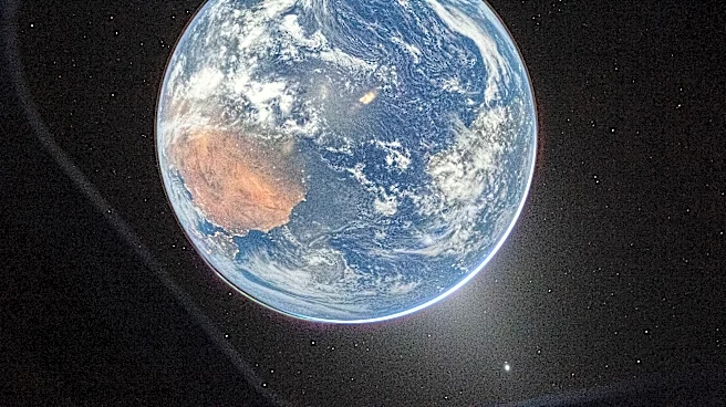 Artemis II's moon-bound astronauts capture Earth's brilliant blue beauty as they leave it behind