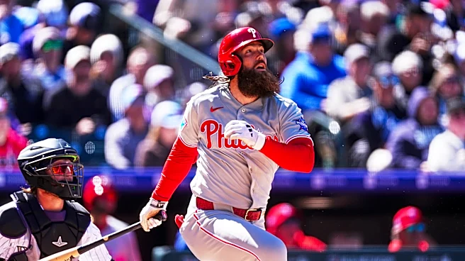 Marsh helps power 7-run first inning as Phillies beat Rockies 10-1 in Colorado’s home opener
