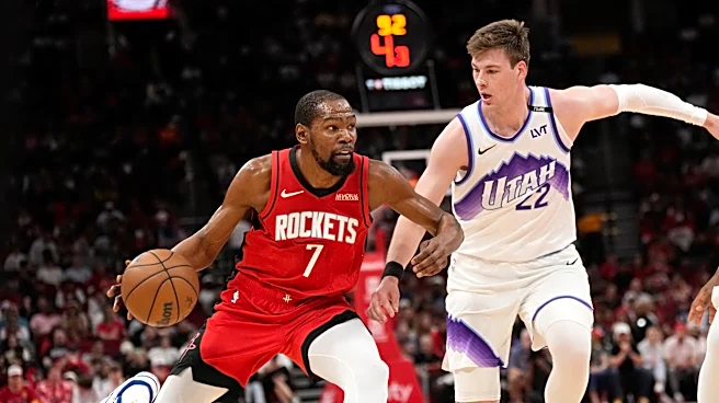Rockets win their 5th straight, beating the Jazz 140-106 behind 25 points from Kevin Durant